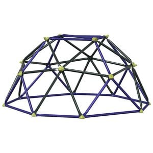 vidaXL B&oslash;rns klatre-dome Bl&aring; 6FT uden skyder St&aring;l