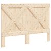 vidaXL sengegavl 140x104 cm massivt fyrretr&aelig;