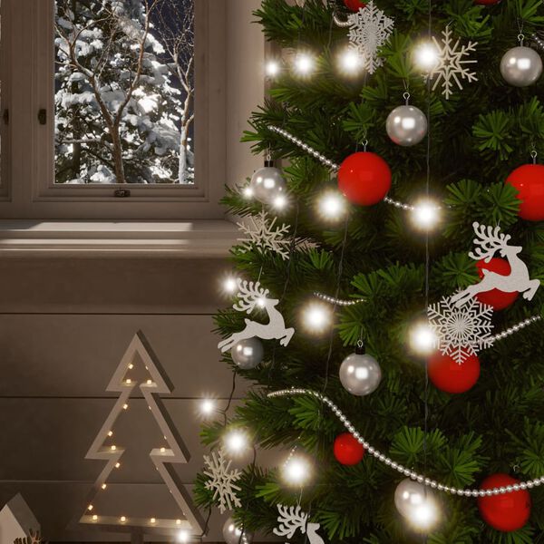 vidaXL lysk&aelig;der 2 stk. 2x200 LED inde/ude soldrevet kold hvid