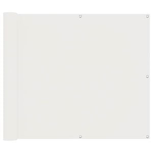 vidaXL Altan Sk&aelig;rm Hvid 100 x 400 cm Oxford stof
