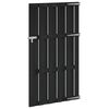 vidaXL Haveport 100 x 180 cm WPC og Aluminium Sort