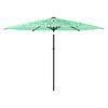 vidaXL haveparasol med st&aring;lstang 288x288x225 cm gr&oslash;n