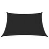 vidaXL solsejl 3/4x2 m 160 g/m² HDPE sort