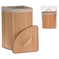 Bathroom Solutions vasketøjskurv til hjørne bambus
