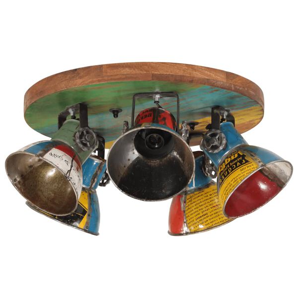 vidaXL loftlampe 50x50x25 cm 25 W E27 flerfarvet