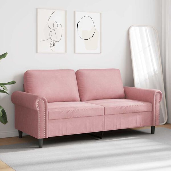 vidaXL 2-personers sofa 140 cm fl&oslash;jl lyser&oslash;d