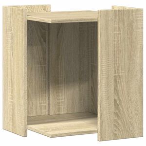vidaXL toiletskjuler kattebakke 42x42x51 cm konstrueret tr&aelig; sonoma-eg