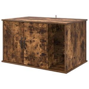 vidaXL Kat Hus R&oslash;get eg 85 x 55 x 50 cm Konstrueret tr&aelig;