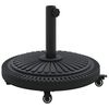vidaXL Parasolfod 15.6 kg Sort Jern Rund