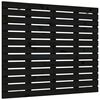 vidaXL sengegavl 141x3x91,5 cm massivt fyrretr&aelig; sort