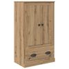 vidaXL Highboard med skuffe 3 pcs Artisan Egetr&aelig; Konstrueret tr&aelig;