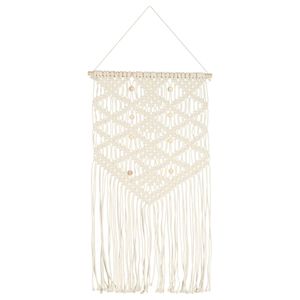 vidaXL macram&eacute;dr&oslash;mmefanger 40x80 cm bomuld