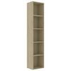 vidaXL bogskab 40x30x189 cm konstrueret tr&aelig; sonoma-eg