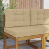 vidaXL Udend&oslash;rs Sofa Pude 2 pcs Beige Polyester