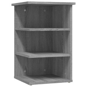 vidaXL sideskab 35x35x55 cm konstrueret tr&aelig; gr&aring; sonoma-eg