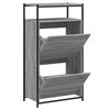 vidaXL skoreol 60x34x112 cm konstrueret tr&aelig; gr&aring; sonoma-eg