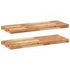 vidaXL v&aelig;ghylder 2 stk. 100x30x4 cm oliebehandlet massivt akacietr&aelig;