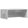 vidaXL V&aelig;gh&aelig;ngt skrivebord Beton Gr&aring; Konstrueret tr&aelig; 80 x 45 x 30 cm