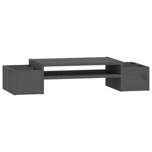 vidaXL sk&aelig;rmholder 70x27,5x15 cm massivt fyrretr&aelig; gr&aring;