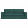 vidaXL Sofa M&oslash;rkegr&oslash;n 222 x 80 x 82 cm Stof