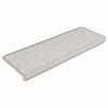vidaXL selvkl&aelig;bende trappem&aring;tter 30 stk. 65x21x4 cm sisal-look platina