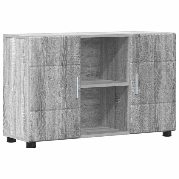 vidaXL Sideboard Gr&aring; Sonoma 88,5 x 30,5 x 55,5 cm Konstrueret tr&aelig;