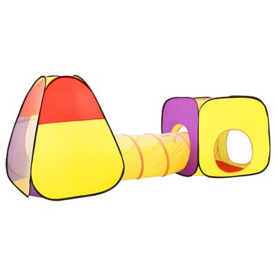 vidaXL legetelt til børn med 250 bolde 255x80x100 cm flerfarvet