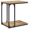 vidaXL Sidebord Artisan Egetr&aelig; 50 x 35 x 52 cm Konstrueret tr&aelig;