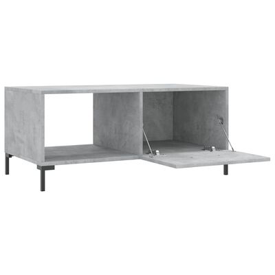 vidaXL sofabord 90x50x40 cm konstrueret træ betongrå
