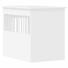 vidaXL hundebur 55x80x68 cm konstrueret træ hvid