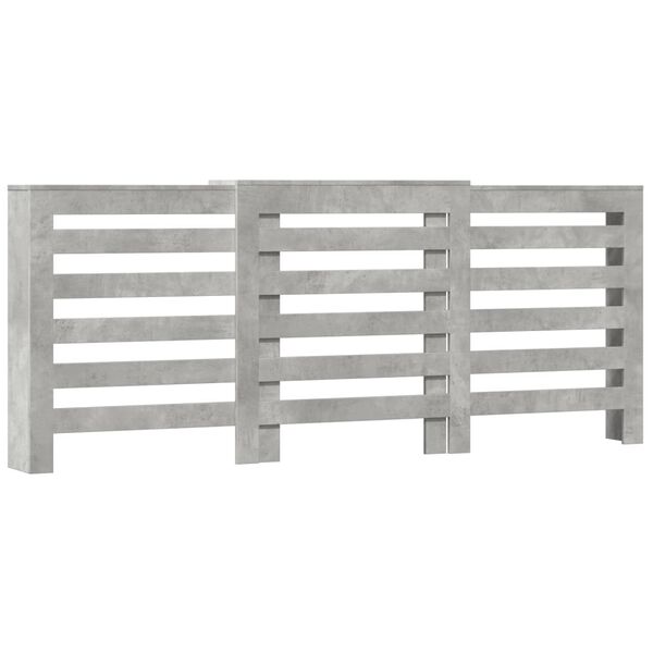 vidaXL radiatorskjuler 205x21,5x83,5 cm konstrueret tr&aelig; betongr&aring;