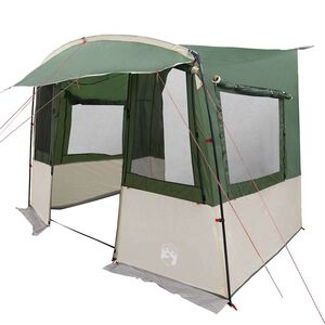 vidaXL Tailgate Telt til Campingvogn med tag Gr&oslash;n 352 x 250 x 240 cm