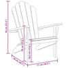 vidaXL Adirondack-stol 2 pcs Brun 78 x 77 x 95 cm Massiv Teaktr&aelig;