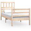 vidaXL sengeramme 90x200 cm massivt tr&aelig;