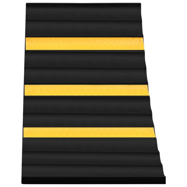 vidaXL stopklods til parkering 2 stk. 29x16x19 cm gummi