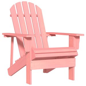 vidaXL Adirondack-havestol massivt grantr&aelig; lyser&oslash;d