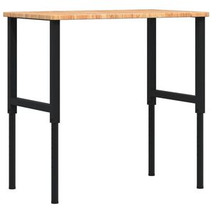 vidaXL arbejdsb&aelig;nk 100x60x(71,5-98) cm massivt egetr&aelig; rektangul&aelig;r