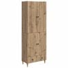 vidaXL Skab S&aelig;t 2 pcs 66 x 34,5 x 95 cm Konstrueret tr&aelig;