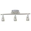 vidaXL Loftsspot med spotlights Nikkel 36,5 x 10 x 12,5 cm Metal