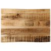 vidaXL bordplade 60x40x2,5 cm naturlig kant massivt ru mangotr&aelig;