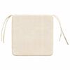vidaXL S&aelig;depuder 4 pcs Creme 40 x 40 x 3 cm Velourstof