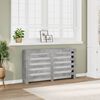 vidaXL radiatorskjuler 149x20x82 cm konstrueret tr&aelig; betongr&aring;