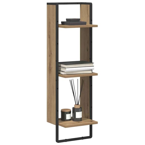 vidaXL V&aelig;ghylde Artisan Egetr&aelig; 30 x 25 x 100 cm Konstrueret tr&aelig;