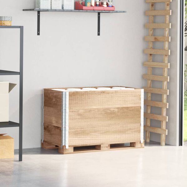 vidaXL pallerammer 3 stk. 100x50 cm massivt fyrretr&aelig;