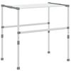 vidaXL t&oslash;rrestativ 83x(50-55)x(40-85) cm aluminium