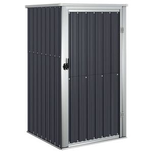 vidaXL redskabsskur til haven 88x89x161 cm galvaniseret st&aring;l antracit