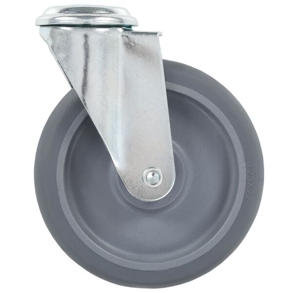 vidaXL drejehjul med bolthul 16 stk. 125 mm