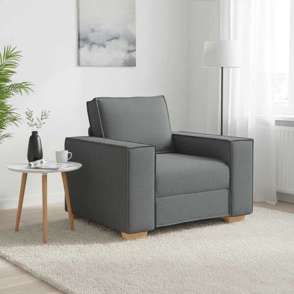 vidaXL sofastol m&oslash;rkegr&aring; 100x78x84 cm stof