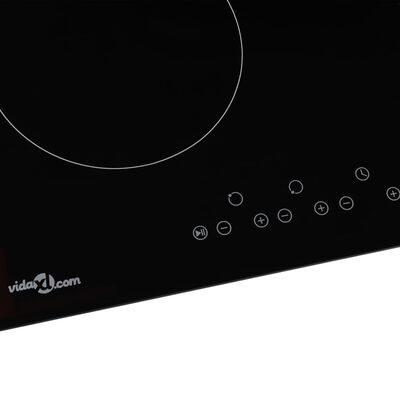 vidaXL keramisk kogeplade med 4 brændere Touch Control 6000 W