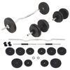 vidaXL v&aelig;gtstangs- og h&aring;ndv&aelig;gtss&aelig;t 30 kg